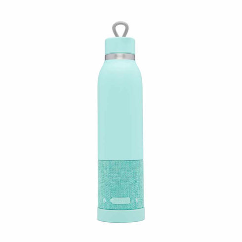 iHome Steel Insulated Bottle with BT Speaker Seafoam
